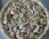 Foto del paso 4 de la receta: Tarta de calabacín y champiñones