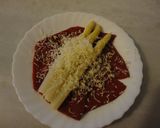 Foto del paso 4 de la receta: Piquillos y espárragos gratinados al Arzúa Ulloa