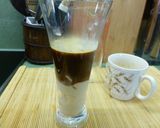 Foto del paso 1 de la receta: Batido de café con nata y coco caramelizado