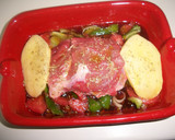 Foto del paso 3 de la receta: Carrillera de cerdo al horno con verduras al vino tinto