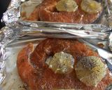 Foto del paso 3 de la receta: Salmón fresco macerado en papillote abierto