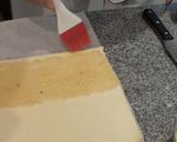 Foto del paso 1 de la receta: Triángulos de hojaldre rellenos de cabello de ángel