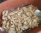 Foto del paso 3 de la receta: Gratinado de pollo y setas con berenjenas en cocotte