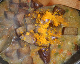 Foto del paso 1 de la receta: Seitán guisado a la naranja con puré de nabos y guisantes