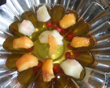 Foto del paso 4 de la receta: Gelatina multicolor con fruta