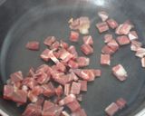 Foto del paso 1 de la receta: Crema fría de guisantes con jamón y huevo