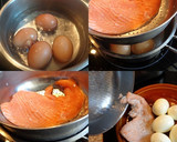 Foto del paso 1 de la receta: Huevos duros rellenos de salmón