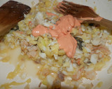 Foto del paso 6 de la receta: Calabacín relleno de merluza y gambas