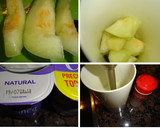 Foto del paso 1 de la receta: Chupitos de sopa fría de melón y langostinos