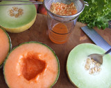 Foto del paso 2 de la receta: Melones rellenos al aroma de jengibre