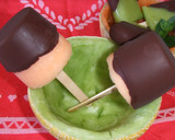 Foto del paso 5 de la receta: Helado de melón cantalupo y cobertura de chocolate