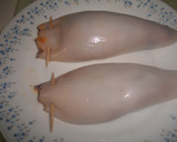 Foto del paso 1 de la receta: Calamares rellenos con ibéricos