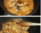 Foto del paso 4 de la receta: Huevos revueltos con lentejas y chorizo