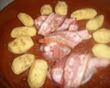 Foto del paso 1 de la receta: Alas de pava envueltas en beicon al horno