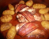 Foto del paso 2 de la receta: Alas de pava envueltas en beicon al horno