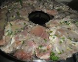 Foto del paso 5 de la receta: Jamón marinado con patatas y champiñones