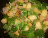 Foto del paso 2 de la receta: Verduras salteadas con jamón al vino fino