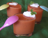 Foto del paso 6 de la receta: Vasito de pimientos rojos con quenelle de queso