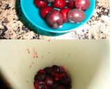 Foto del paso 1 de la receta: Espuma de cerezas picota