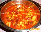 Foto del paso 5 de la receta: Cazuela de callos con garbanzos
