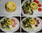 Foto del paso 4 de la receta: Budín de champiñones con ensalada