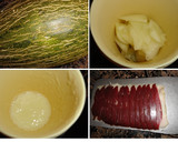 Foto del paso 1 de la receta: Sopa de melón con jamón de pato y requesón