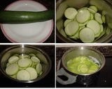 Foto del paso 1 de la receta: Sopa fría de calabacín y almejas