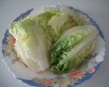Foto del paso 1 de la receta: Tortilla de lechuga con cebolleta tierna