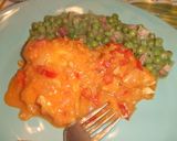 Foto del paso 4 de la receta: Bacalao fresco guisado con guisantes caramelizados