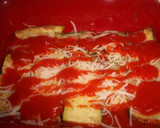Foto del paso 3 de la receta: Lasaña de calabacín con queso y tomate gratinada