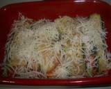 Foto del paso 4 de la receta: Lasaña de calabacín con queso y tomate gratinada