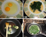Foto del paso 4 de la receta: Tortilla de espinacas y langostinos