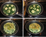 Foto del paso 5 de la receta: Tortilla de espinacas y langostinos