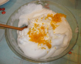Foto del paso 1 de la receta: Pastel de nieve con naranja