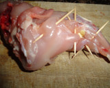 Foto del paso 2 de la receta: Conejo asado con queso