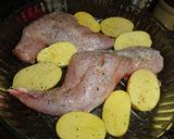 Foto del paso 3 de la receta: Conejo asado con queso