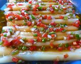 Foto del paso 2 de la receta: Ensalada de puerros con vinagreta de naranja