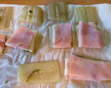 Foto del paso 3 de la receta: Pencas rebozadas con jamón y queso