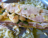Foto del paso 3 de la receta: Ventresca al horno con cebollita y ajos