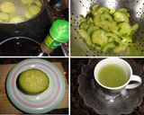Foto del paso 3 de la receta: Sopa fría de calabacín con carpaccio de langostinos