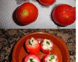 Foto del paso 3 de la receta: Tomates gratinados rellenos de langostinos