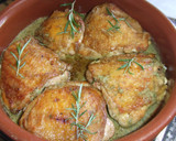Foto del paso 4 de la receta: Pollo con salsa verde al horno