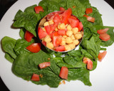 Foto del paso 2 de la receta: Ensalada de espinacas y garbanzos