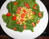 Foto del paso 4 de la receta: Ensalada de espinacas y garbanzos