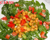 Foto del paso 5 de la receta: Ensalada de espinacas y garbanzos