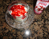 Foto del paso 1 de la receta: Requesón con pistachos, nueces y sirope de fresas