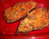 Foto del paso 4 de la receta: Berenjenas con queso cheddar y sobrasada a la miel