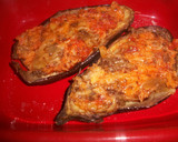 Foto del paso 4 de la receta: Berenjenas con queso cheddar y sobrasada a la miel
