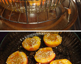 Foto del paso 2 de la receta: Melocotones al horno con almendras y miel