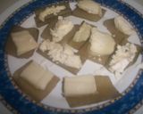 Foto del paso 1 de la receta: Pencas de acelga crujientes, rellenas de queso de cabra